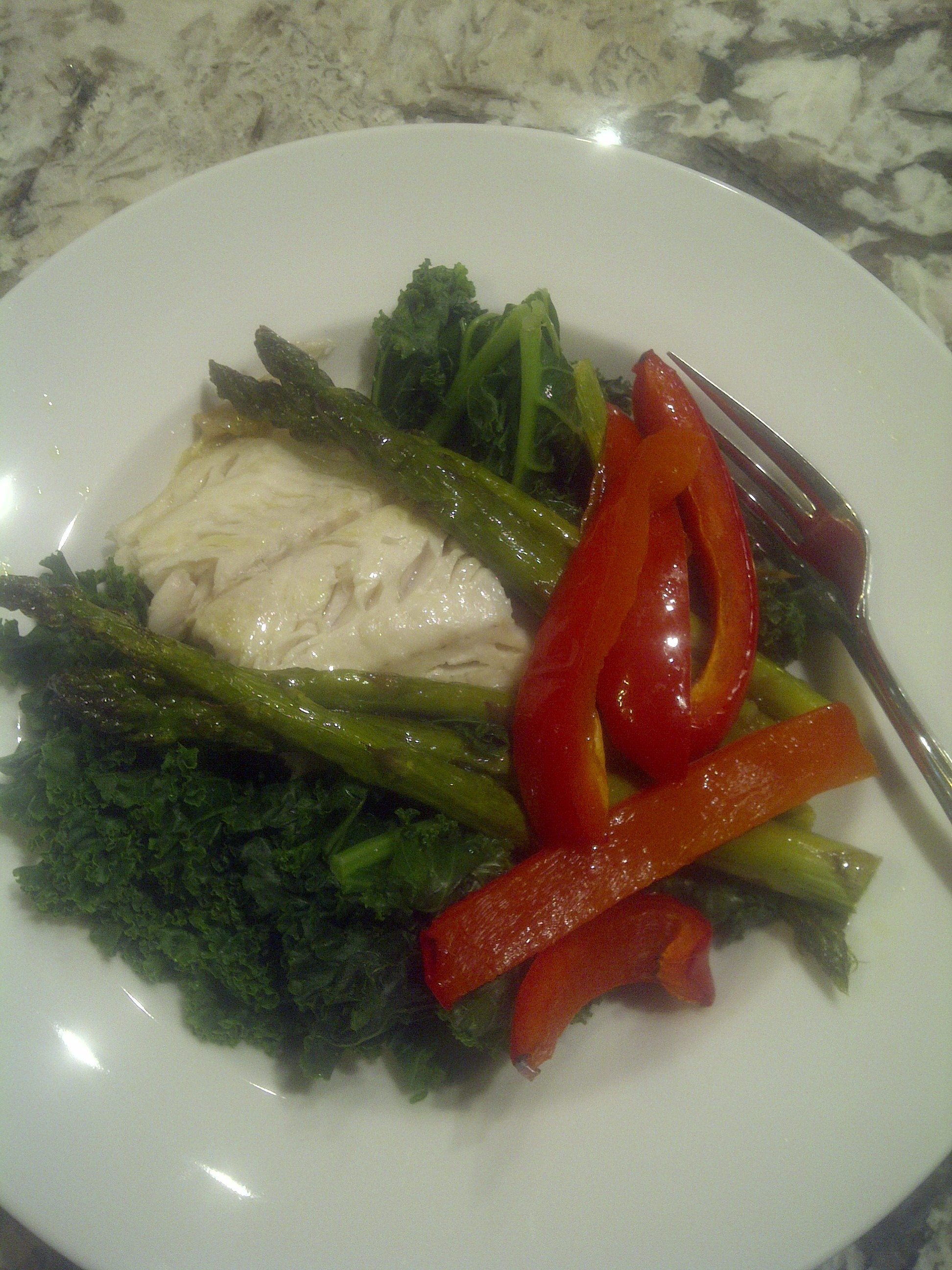 Baked Cod & Collards | Healthy Eating Active Living™