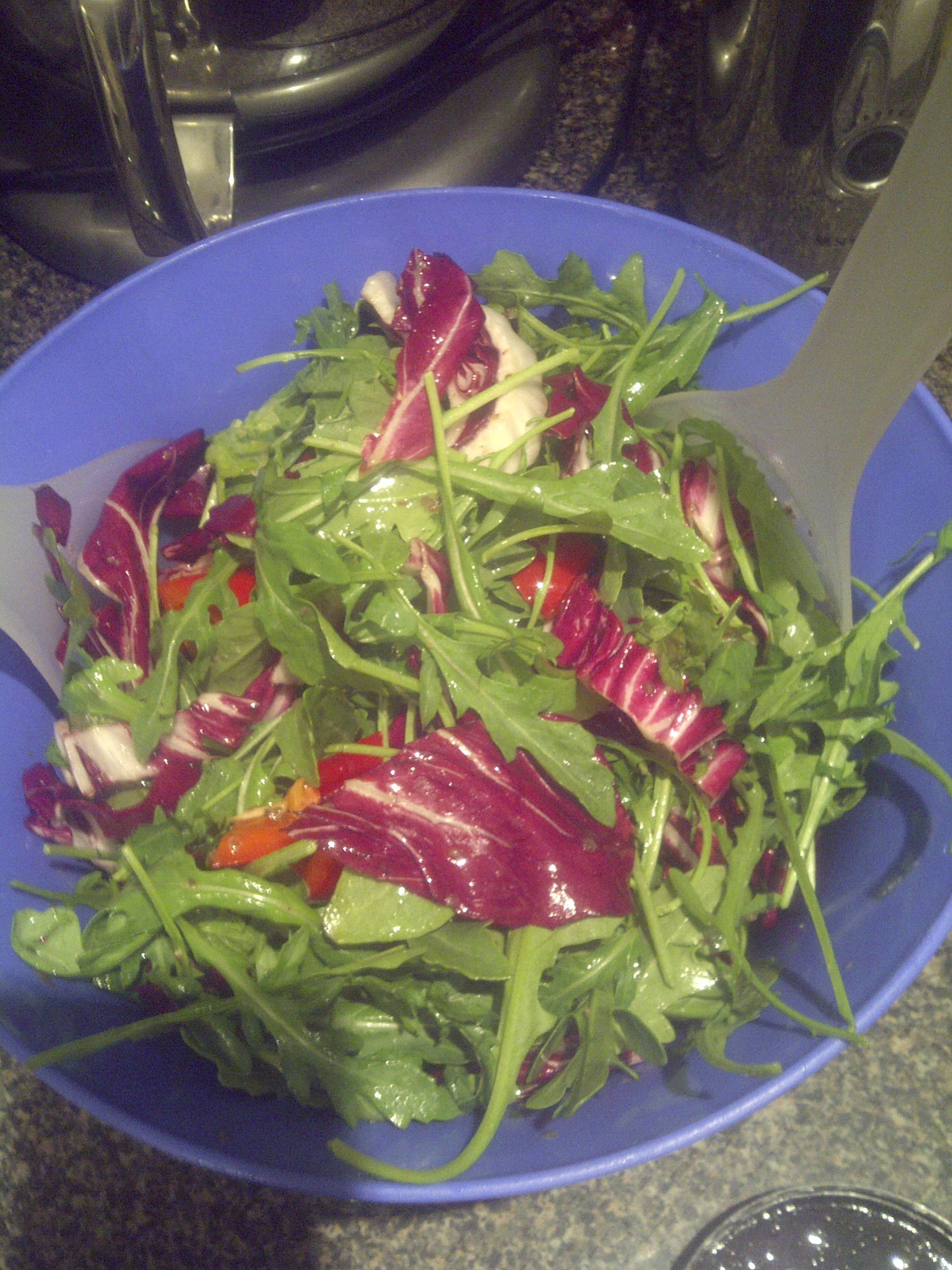 Arugula, Radiccho & Mint Salad