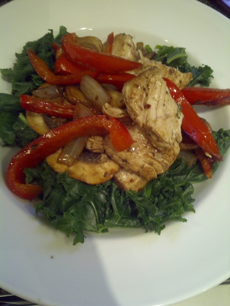 Balsamic Chicken & Pepper Stir-Fry