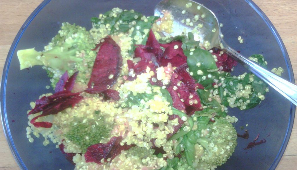 Warm Quinoa Beet Salad