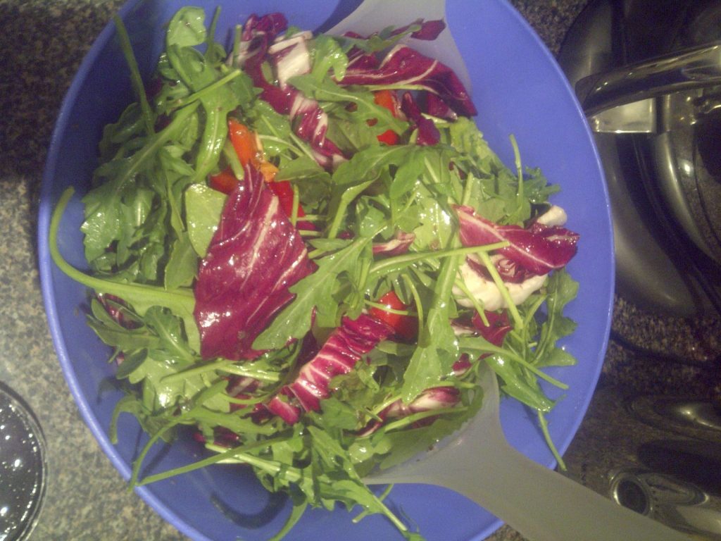 Arugula, Radiccho, Mint Salad