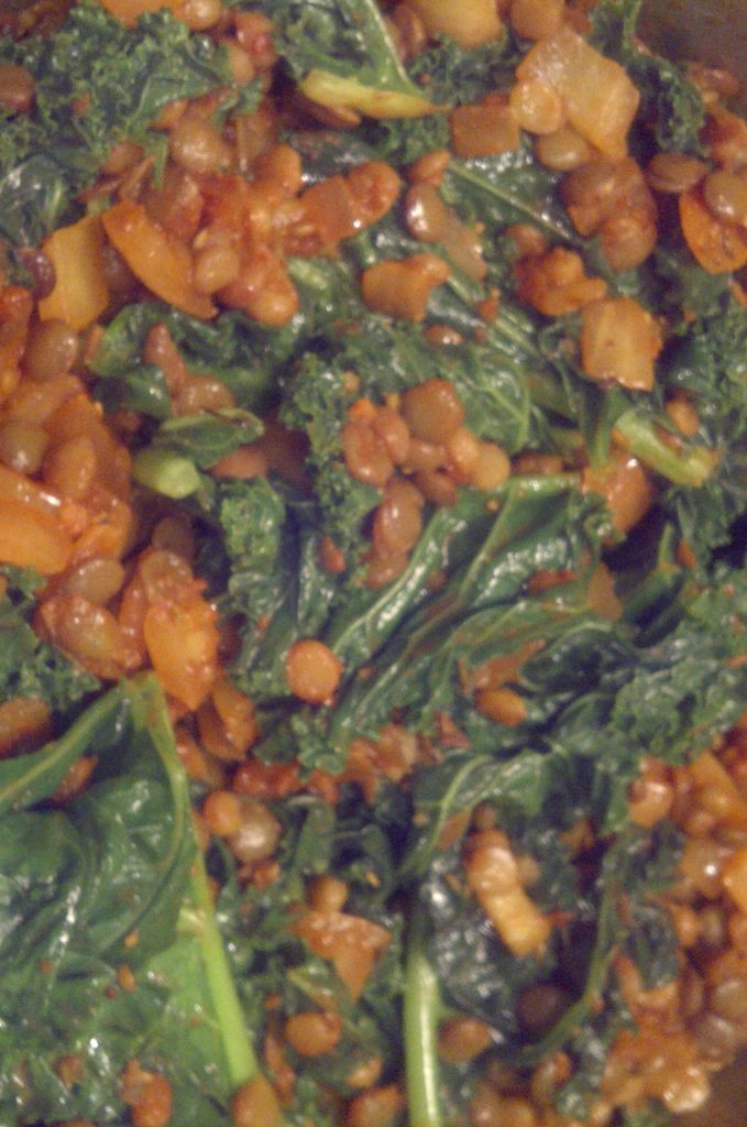 Spicy Chana & Lentil with Kale