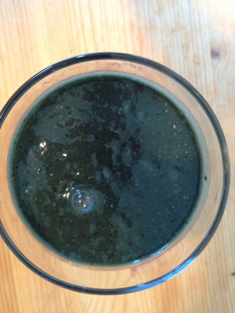 Blueberry Basil Smoothie