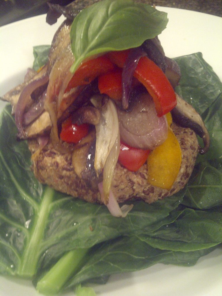 Almond Sunflower Seed Burger