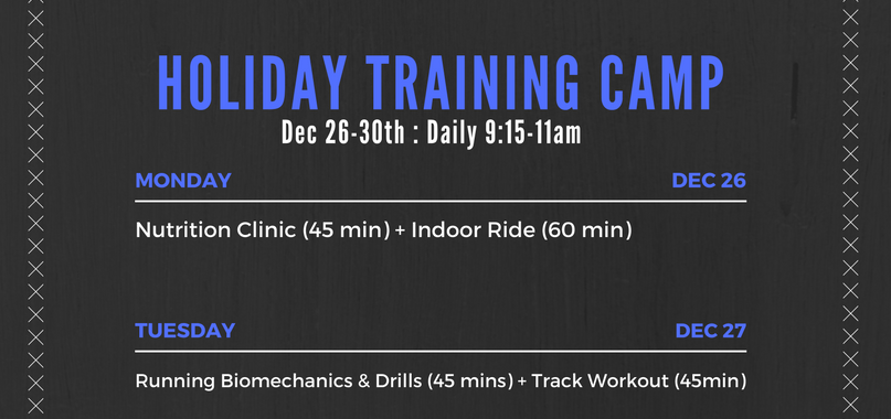 Holiday Training Camp!